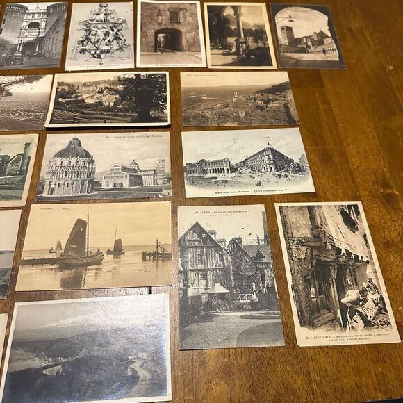 Vintage 1900s Post Card Lot of 24 Around the World Landscape Architectures - Picture 3 of 12